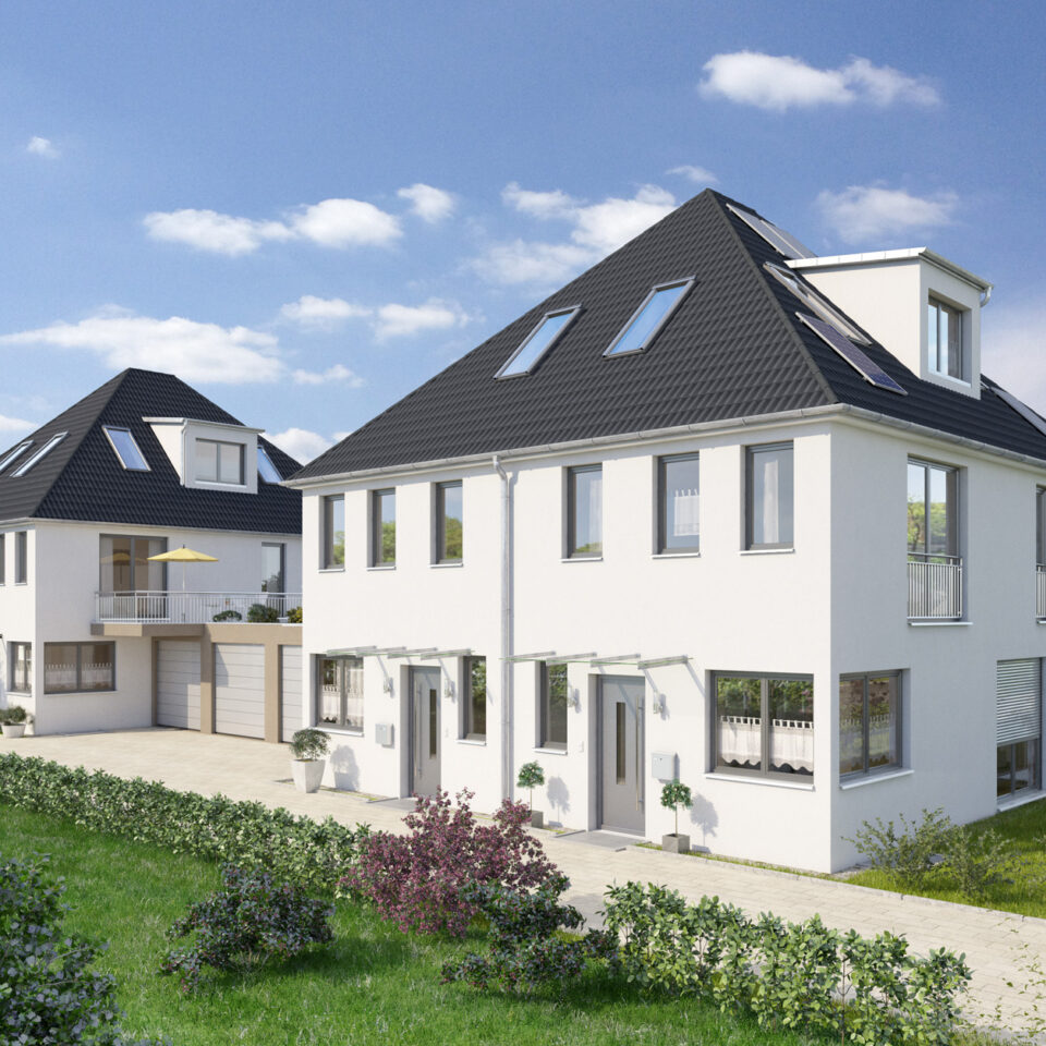 Vier Doppelhaushälften Untermenzing Stromeyerstraße